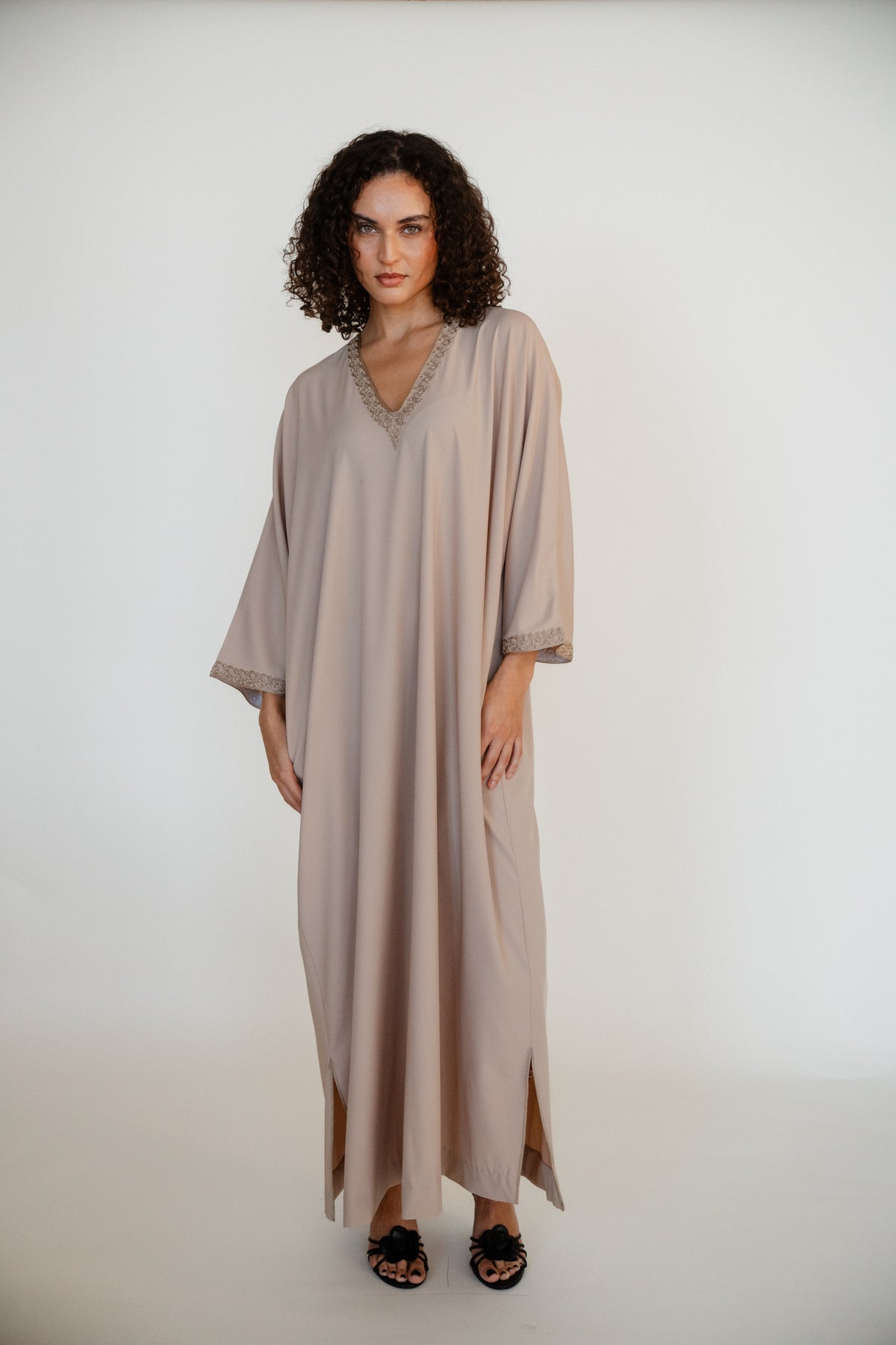 Embrace Handcrafted Kandora - Beige