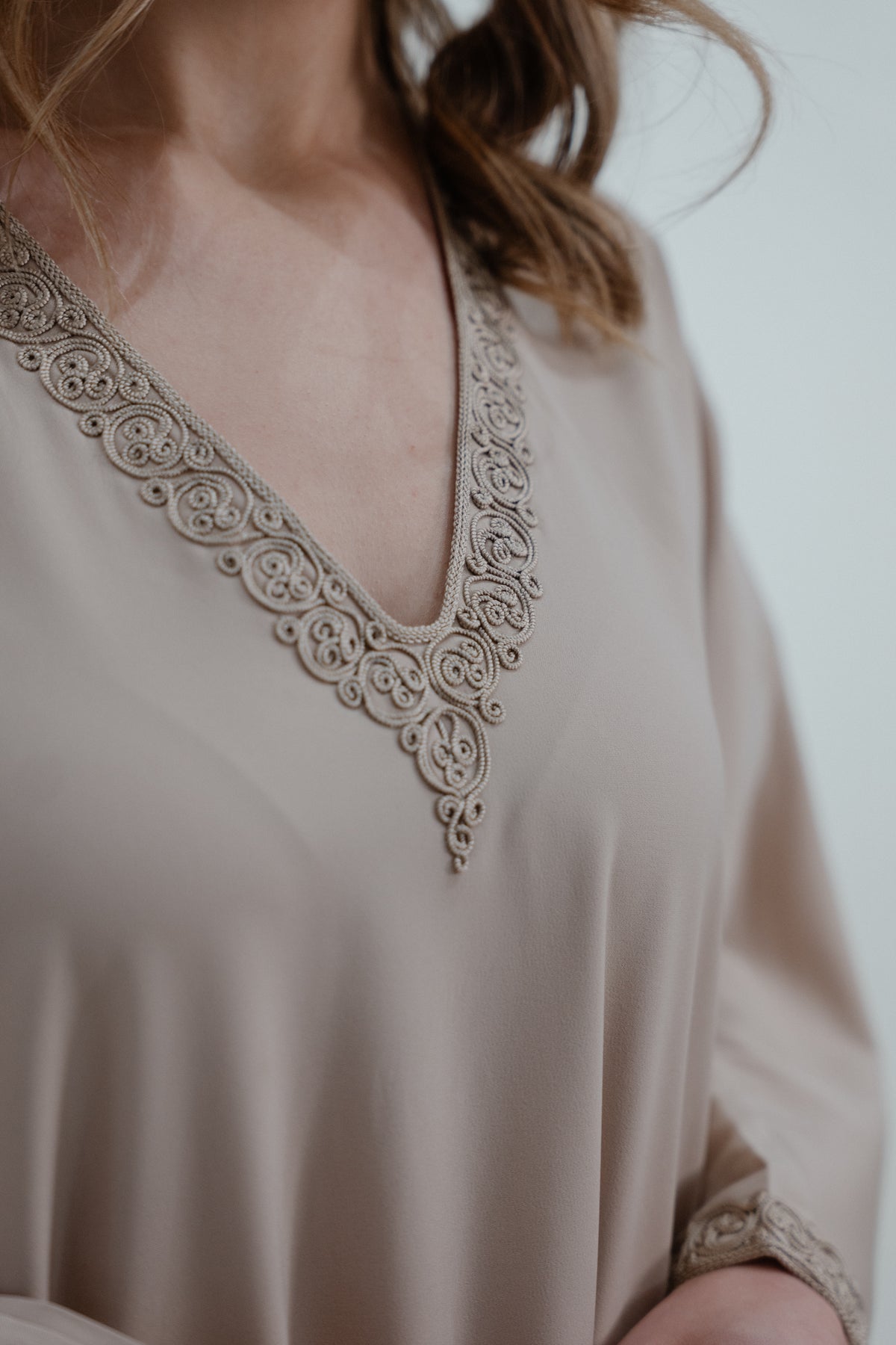 Embrace Handcrafted Kandora - Beige