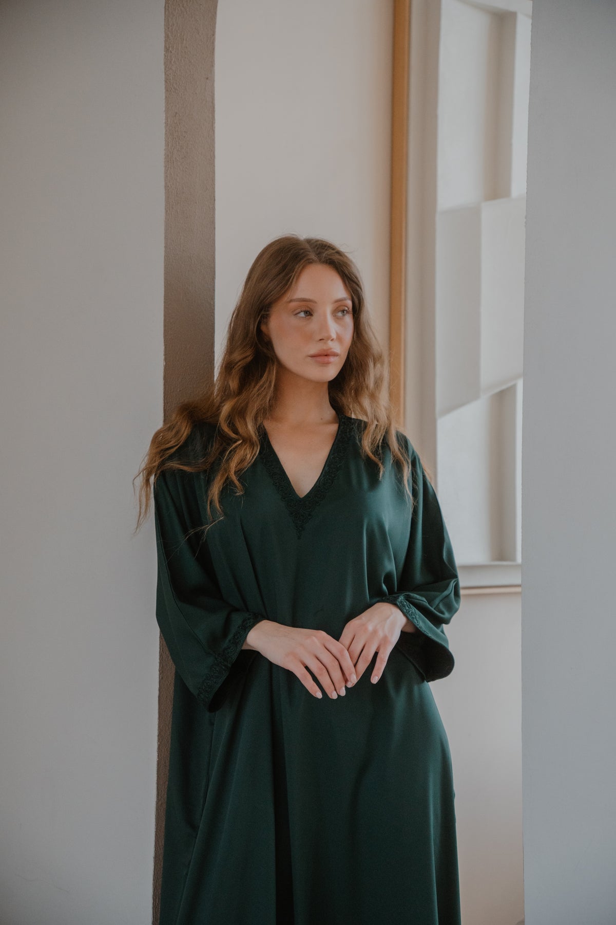 Embrace Handcrafted Kandora - Green