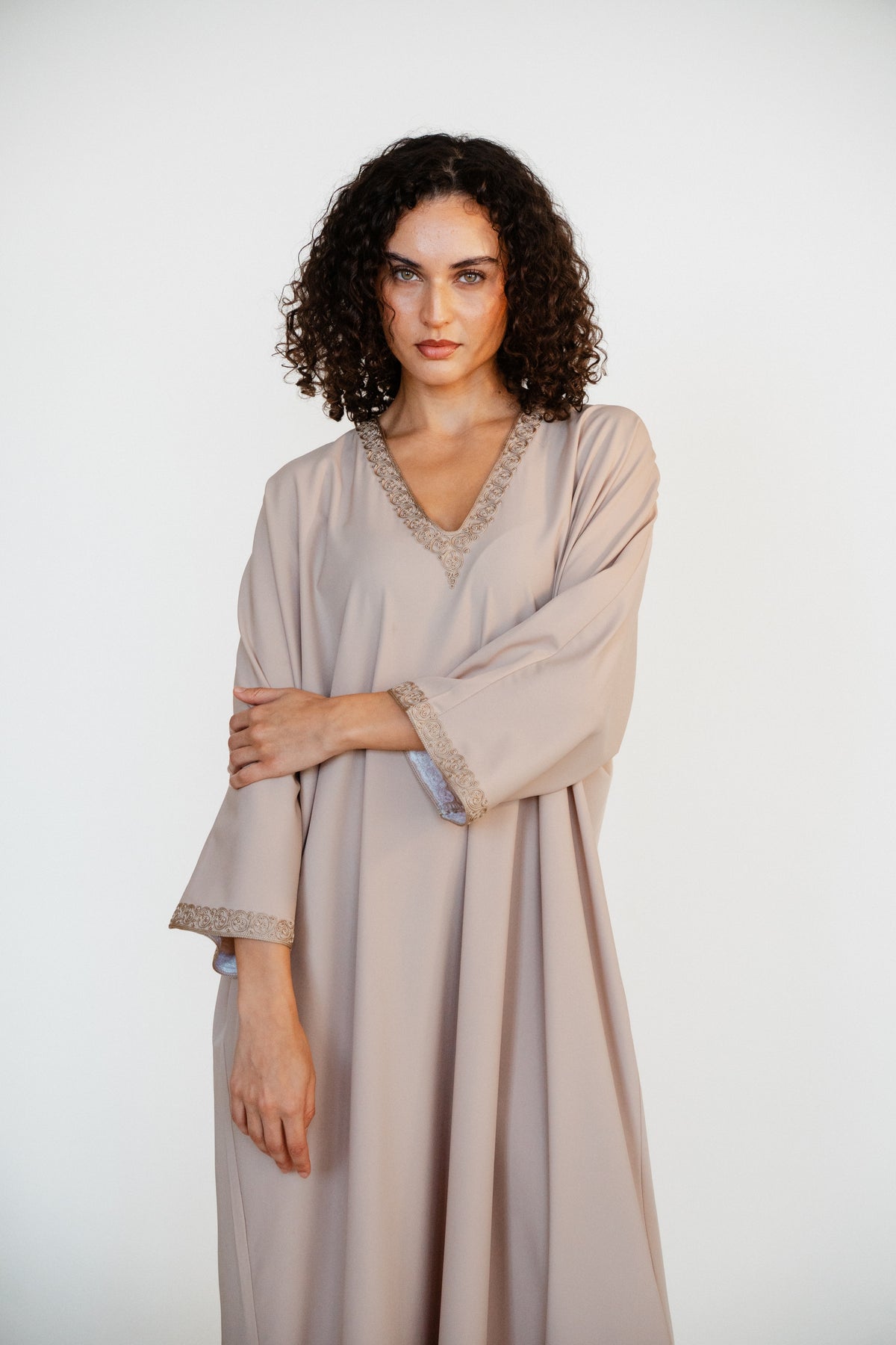 Embrace Handcrafted Kandora - Beige