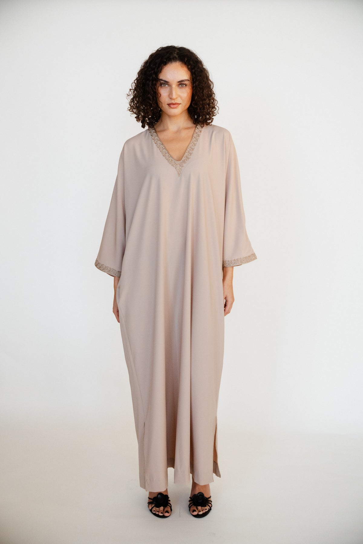 Embrace Handcrafted Kandora - Beige